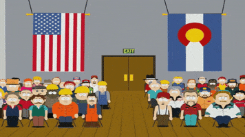 angry townsfolk GIF by South Park 
