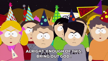 mad party GIF by South Park 
