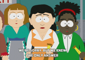 women guys GIF by South Park 