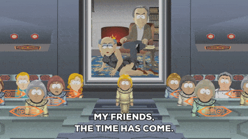 attack courage GIF by South Park 