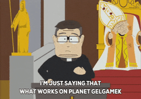 pope priest GIF by South Park