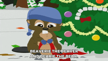 christmas bear GIF by South Park 