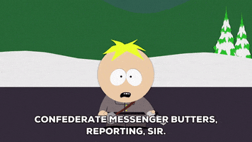 butters stotch army GIF by South Park 