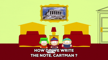 eric cartman confusion GIF by South Park 