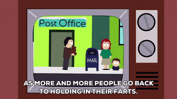 fall mailbox GIF by South Park 