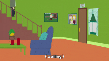 walking door GIF by South Park 