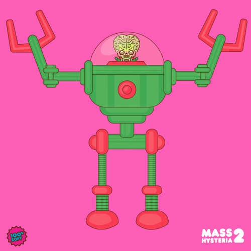 Mars Attacks GIF by 100 Soft Find & Share on GIPHY