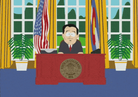 oval office flag GIF by South Park 
