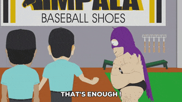 wrestler baseball shoes GIF by South Park 