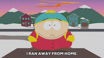 eric cartman street GIF by South Park 