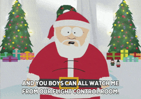 santa claus tree GIF by South Park 