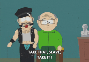 spanking mr garrison GIF by South Park 