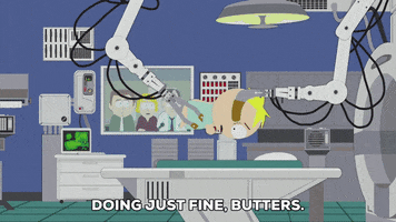 butters stotch robot GIF by South Park 