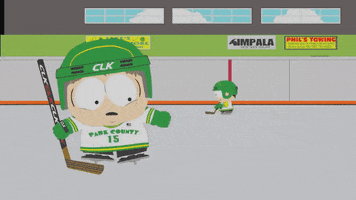 hockey skating GIF by South Park 