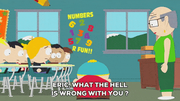 eric cartman student GIF by South Park 