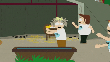 peta running GIF by South Park 