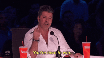 Simon Cowell Youre Here To Win GIF by America's Got Talent