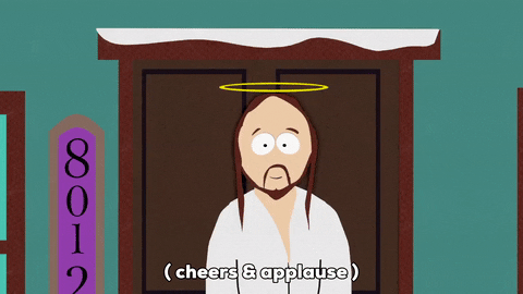 Jesus Smile GIF by South Park - Find & Share on GIPHY