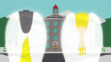 walking angels GIF by South Park 