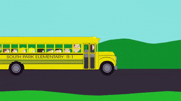 Driving School Bus GIF by South Park