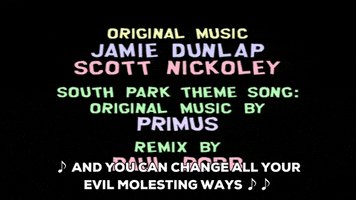 original music credits GIF by South Park 