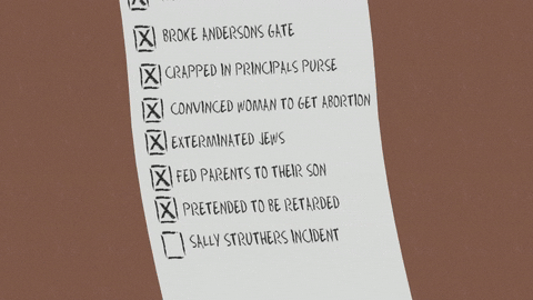 South Park writing list pencil checklist GIF