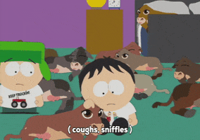 kyle broflovski clyde donovan GIF by South Park 