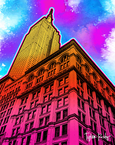 empire state building art GIF by Tyler Resty