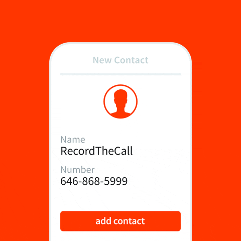 record the call GIF by Product Hunt