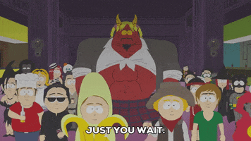 angry satan GIF by South Park 