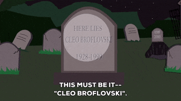 search grave GIF by South Park 