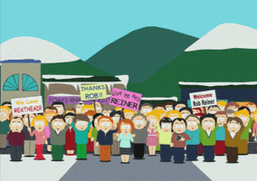 crowd group GIF by South Park 