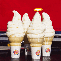 Ice Cream Vanilla GIF by Burger King