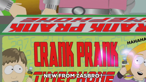 crank prank timephone