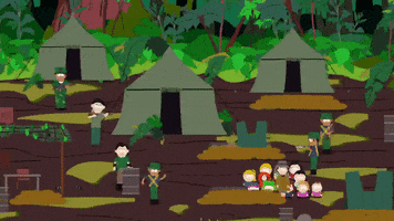 eric cartman jungle GIF by South Park 
