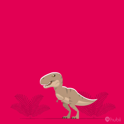 hubii dinosaur dinosaurs t-rex jurassic GIF
