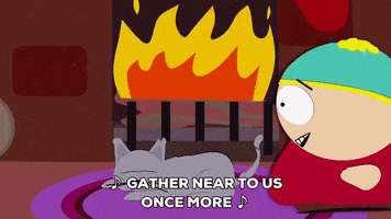 eric cartman fire GIF by South Park 