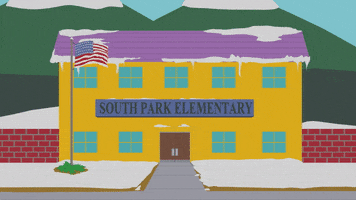 school flying GIF by South Park 