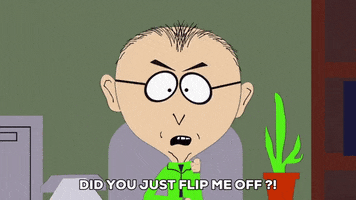 flip off mr. mackey GIF by South Park 