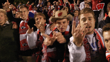 Happy The Colony GIF by Wisconsin Badgers