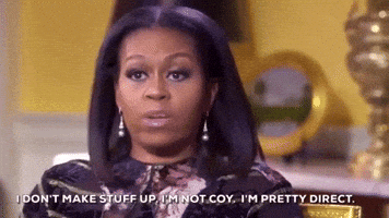 I'M Pretty Direct Michelle Obama GIF by Obama