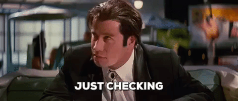 Just Asking Pulp Fiction GIF
