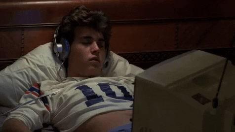 johnny depp sleeping GIF