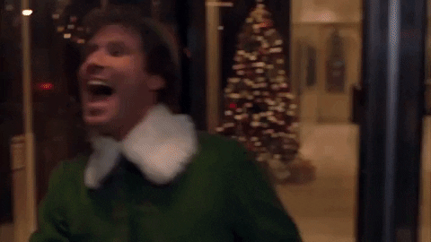 Image result for buddy the elf animated gif turnstile