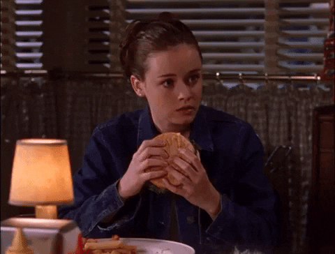 Season 2 Eating GIF by Gilmore Girls  - Find & Share on GIPHY