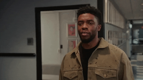 Confused Chadwick Boseman GIF by Saturday Night Live - Find & Share on GIPHY