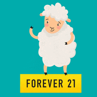 forever 21 sheep GIF by PETA