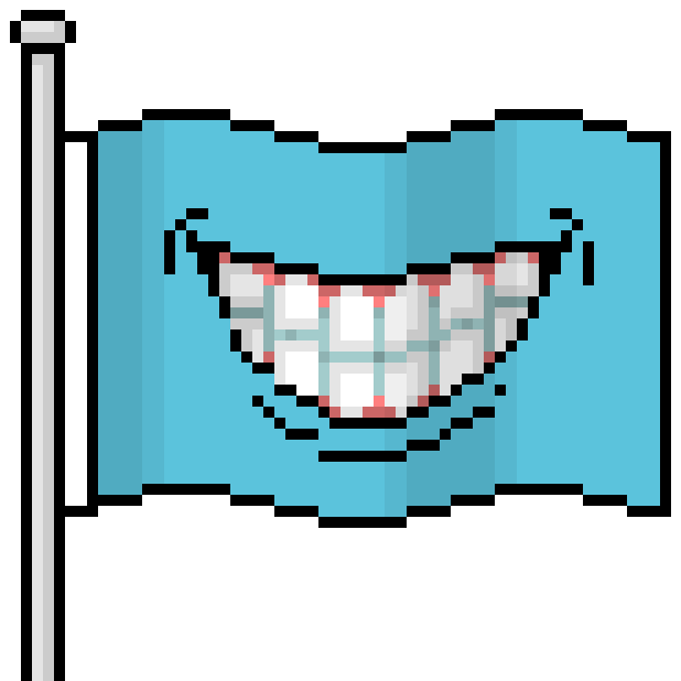walternewton teeth happy smile flag GIF