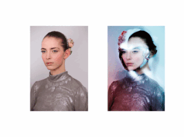Stereb digital art morphing fashion gif fashion models GIF