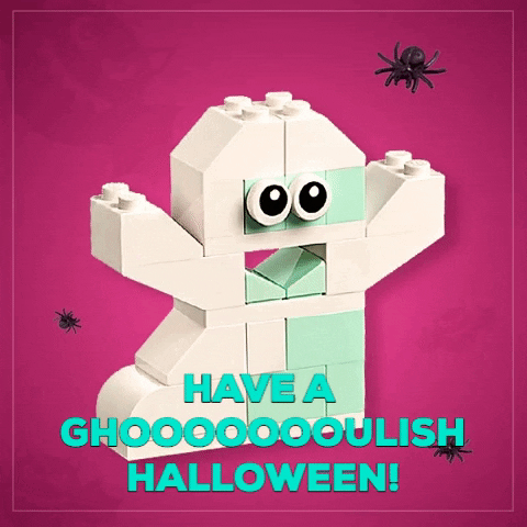 halloween ghost GIF by LEGO